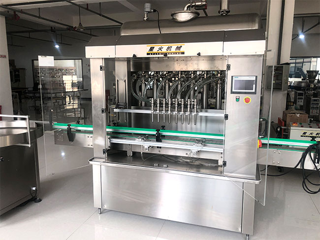 星火自動灌裝機設(shè)備展示