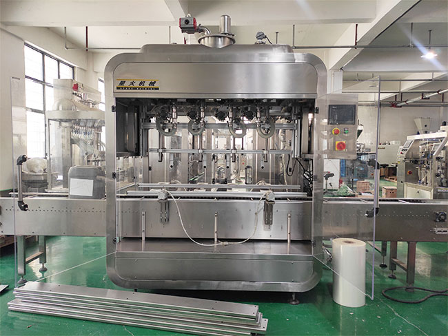星火膏體灌裝機廠家設備展示