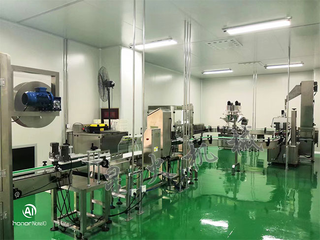 星火有機食品粉劑灌裝機生產(chǎn)線解決方案展示