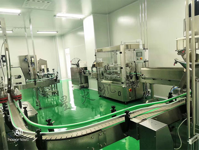 星火有機食品粉劑灌裝機生產(chǎn)線設(shè)備展示